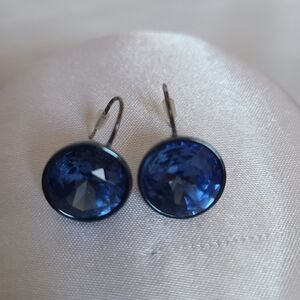 Juicy Couture Blue Crystal Earrings NWT Gift for Her
